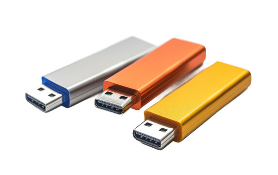 USB Collection isolated on transparent Background