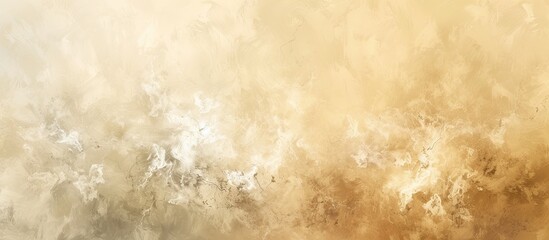 A painting featuring a blend of brown and white colors on a canvas. The colors create a mesmerizing abstract backdrop that is both artistic and visually engaging.