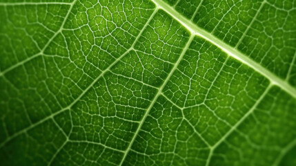 Green leaf macro