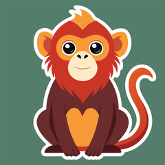 Illustration of a monkey