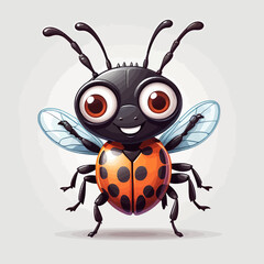 Bug Icon Cartoon Design Very Cool