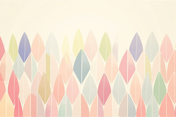Pastel geometric shapes, soft colors, repeating pattern, subtle texture, soothing, minimalist, wallpaper