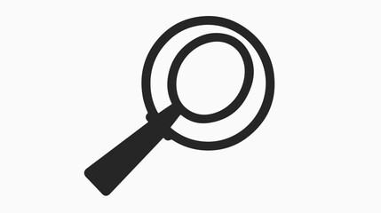 Zoom find icon symbol image vector of the search lens