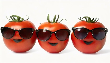 tomato with glasses 