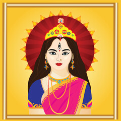 Hindus debi girl in a dress