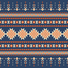 Aztec tribal geometric ethnic seamless pattern. Vintage Native American African Mexican. Ethnic oriental vector background. Traditional ornament. Design textile, fabric, clothing, curtain, wrapping.