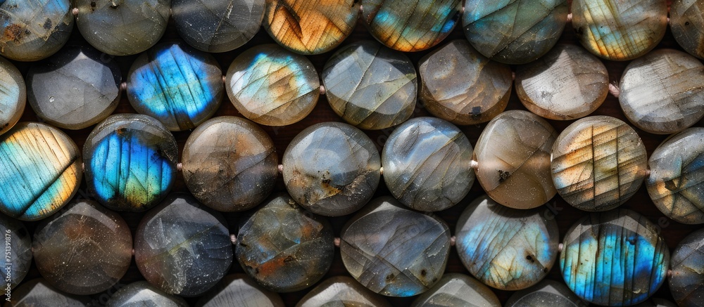 Poster this close-up shot shows a collection of rocks, varying in size and shape, scattered together. the r