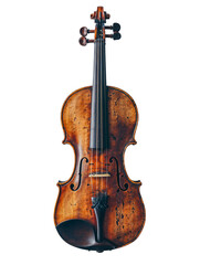 Naklejka premium Elegant Violin Isolated on Transparent Background
