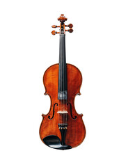 Fototapeta premium Stradivari Violin Isolated on Transparent Background