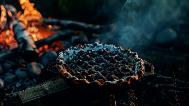 Blueberry Bliss Delight: Generative AI's Hot Pie Symphony