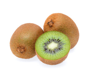 Obraz premium kiwi isolated on white background