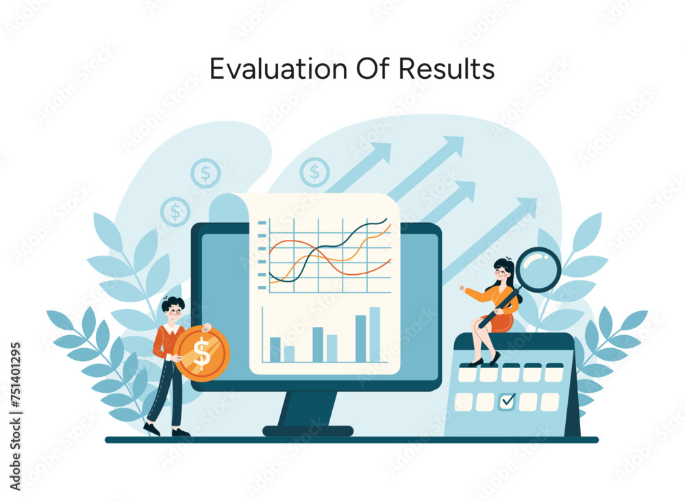 Aufkleber intensive scrutiny of financial outcomes using key metrics