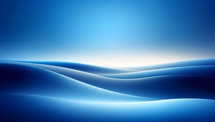 blue curve banner background for business.generative ai