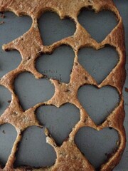 Heart shaped cookies