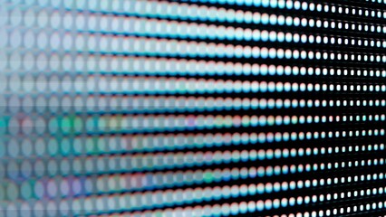 LED Screen Displaying an RGB Dot Pattern