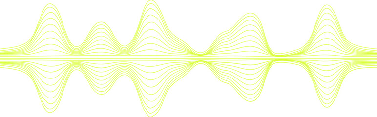 Modern Green light Soundwave