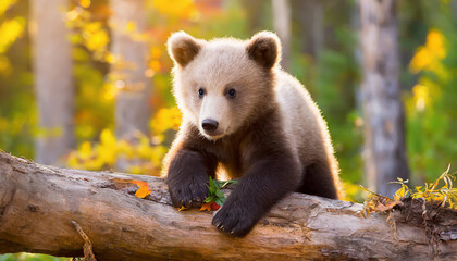 bear in a forest