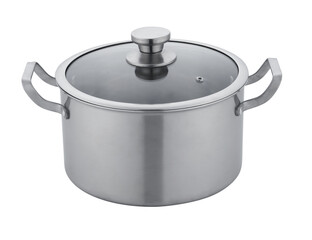 new modern ai high technology luxury beautiful electronic product design grey color rice and soup cooker pot pan on white background for house kitchen and restaurant