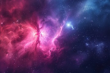 Mesmerizing galactic beauty with vibrant palette