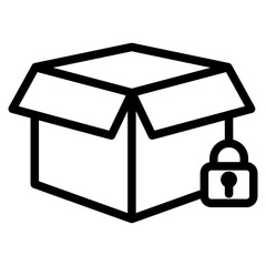 Box icon. Empty open shipping box or unboxing. Carton boxes icon. Stock vector. Vector illustration.