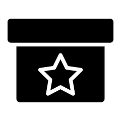 Box icon. Empty open shipping box or unboxing. Carton boxes icon. Stock vector. Vector illustration.