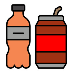   Soda line filled icon
