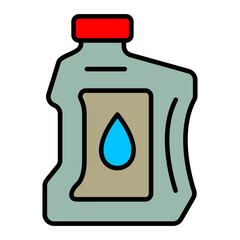   Lubricant line filled icon