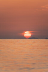 岩国市通津美が浦公園からの日の出