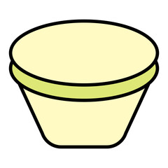   Disposable packaging industry line filled icon