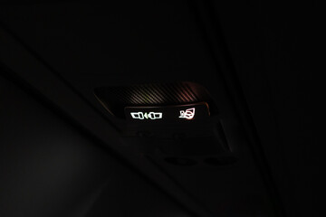 Fasten seat belt sign and prohibit the use of any electronic devices While the plane is taking off...