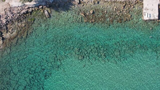 Kamienista plaża Grecka
