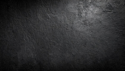 black wall rough texture background concrete floor or old grunge backdrop illuminated by sun ray close up of dark graphite surface for modern background design concept of textures and background