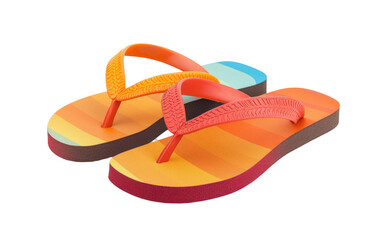 Slip-On Sandals isolated on transparent Background