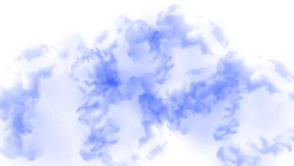 Fototapeta na wymiar Abstract seamless blue and white clouds on transparent background