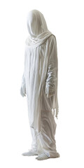 a mannequin wearing namaz cloth full body, PNG transparent object