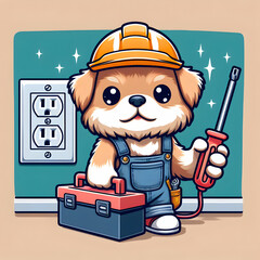 Electrician dog 
