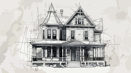 House architectural drawing