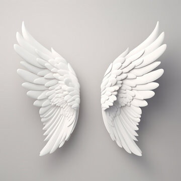 angel wings vector