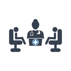 Health care patient icon