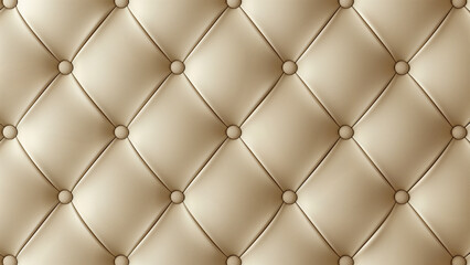 Luxurious Leather: The Beige Rhombus Pattern