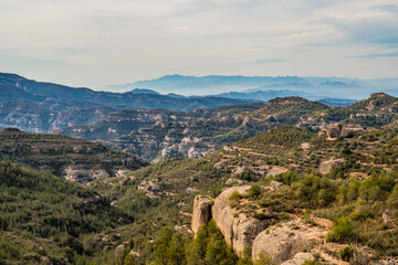 Fototapeta na wymiar Spain - Catalonia - Mountains - Priorat