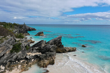 Landscape of a beautiful coastline