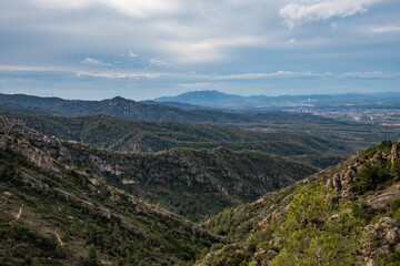 Fototapeta na wymiar Spanien - Spain - Berge - Mountains - Serres de Cardo-el Boix