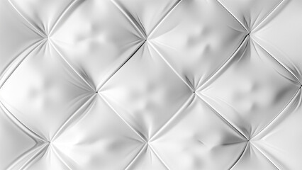 Luxurious Leather: The White Rhombus Pattern