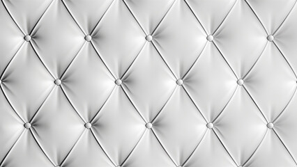 Luxurious Leather: The White Rhombus Pattern