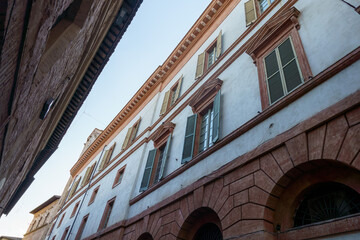 Obraz premium Historic buildings of Foligno, Umbria, Italy