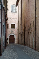 Fototapeta premium Historic buildings of Foligno, Umbria, Italy