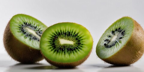 kiwi fruit . sliced kiwi
