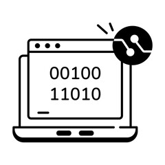 AI Technology Linear Icon