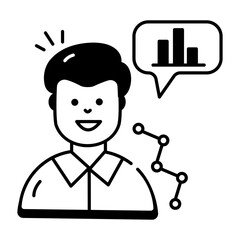 Deep Learning Linear Icon